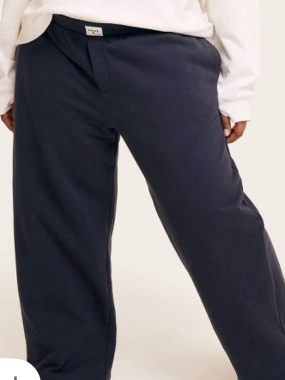 Parke x Target Wide Leg Boxer Navy Sweatpants - 1X/ NWT